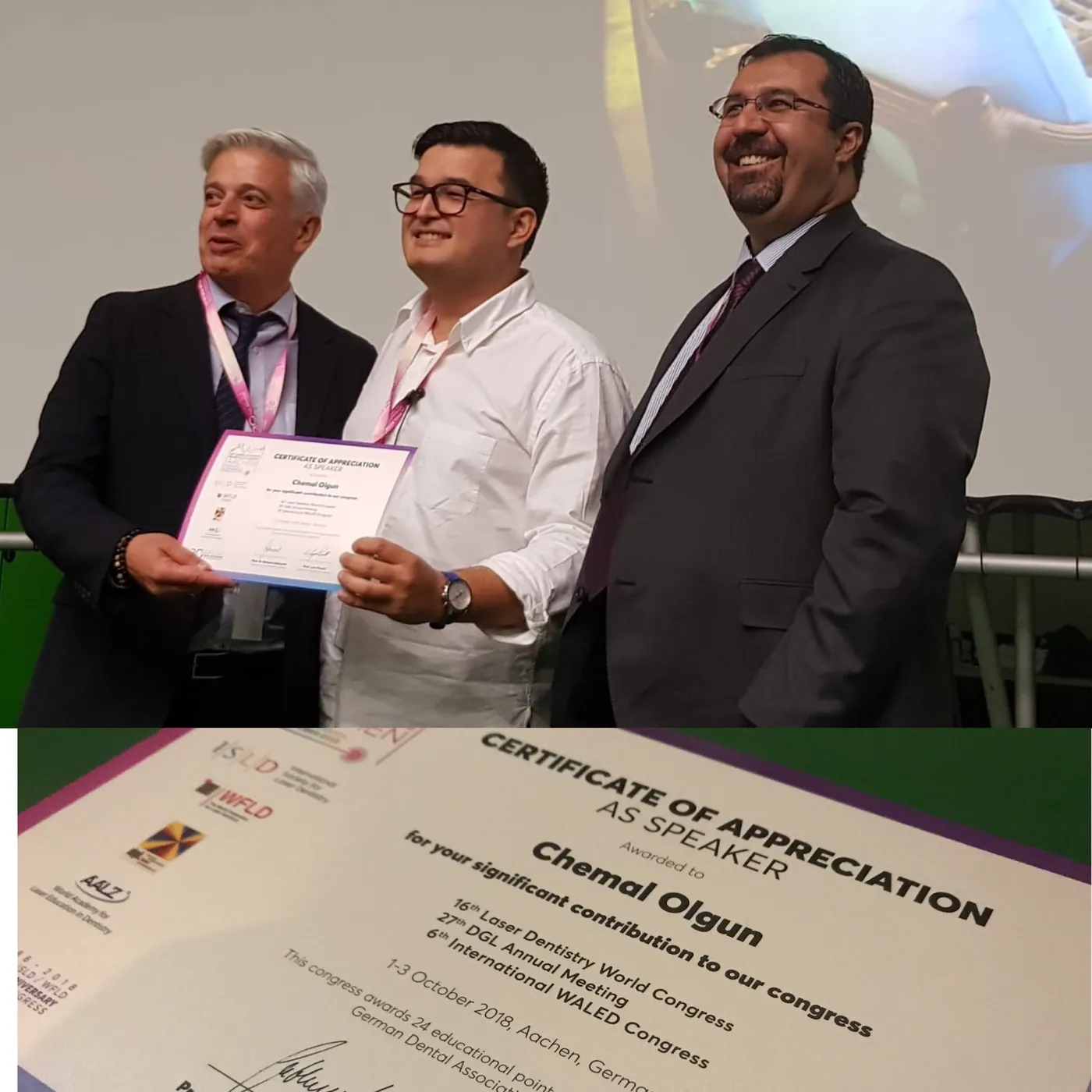 Dr. Olgun Chemal — Speaker · Laser Dentistry World Congress, Aachen